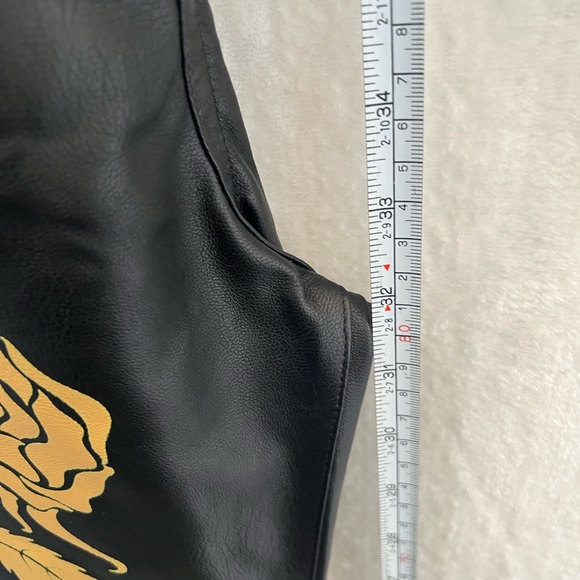 NWT Jaded London tattoo print vegan leather trousers - Picture 8 of 11